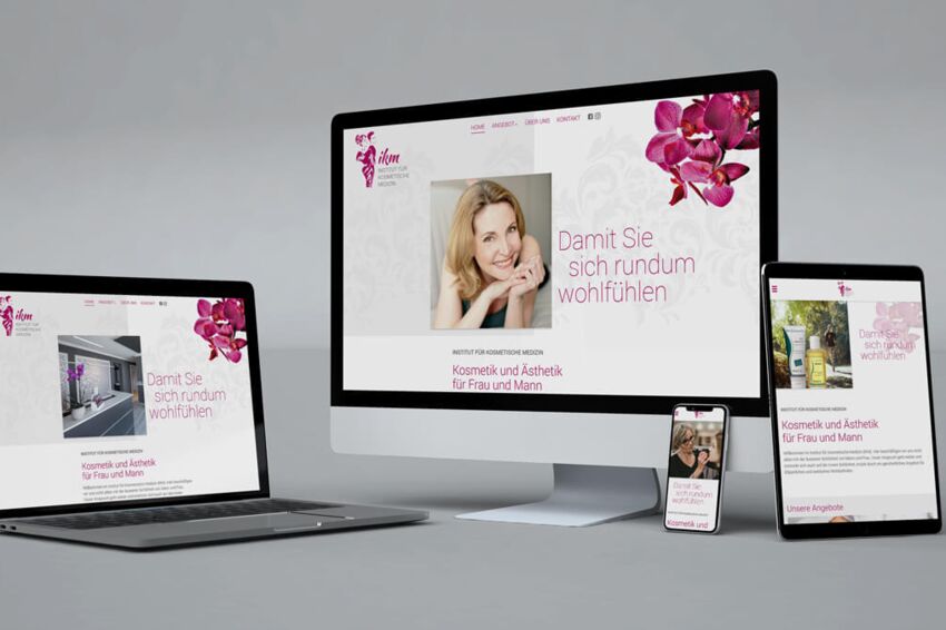 Responsive Webdesign, Website für IKM, Thun